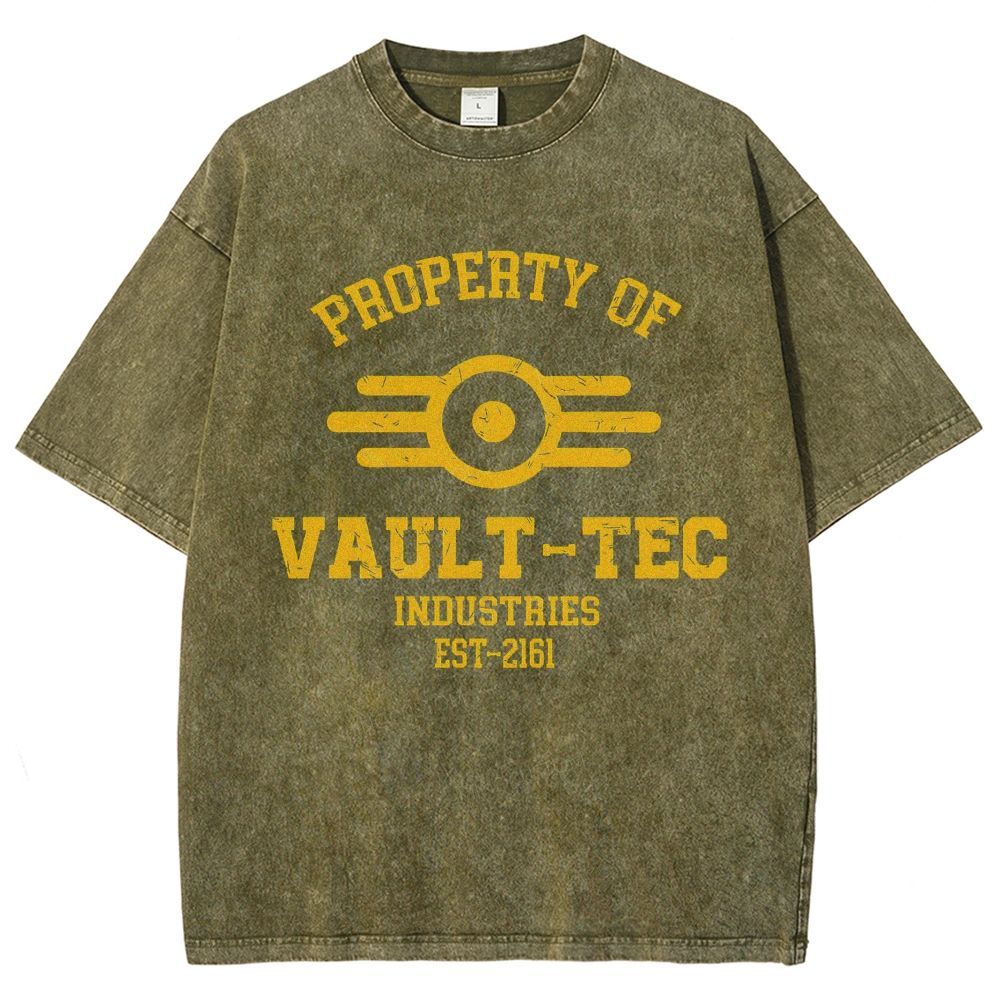Vault-Tec Industries Washed T-Shirt