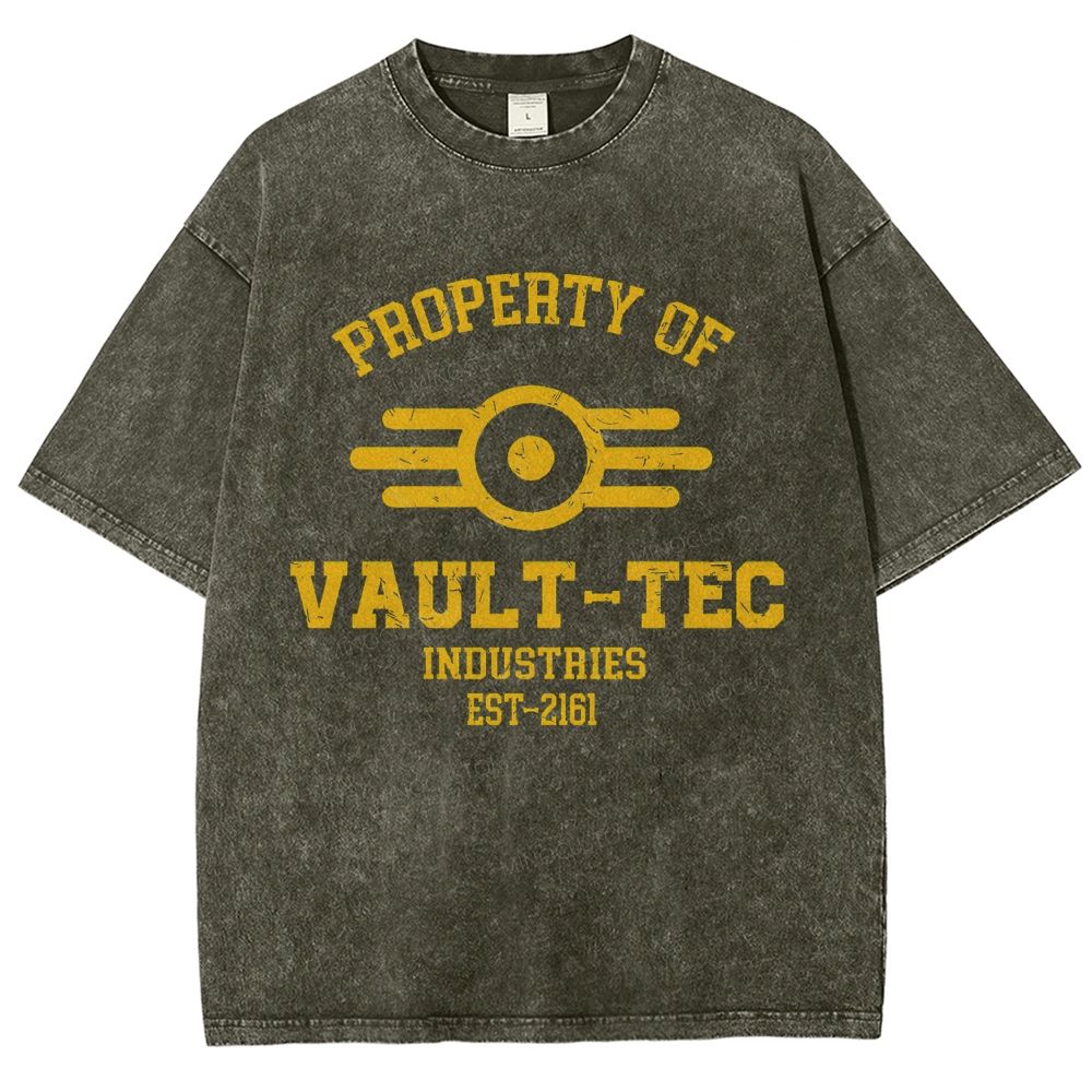 Vault-Tec Industries Washed T-Shirt