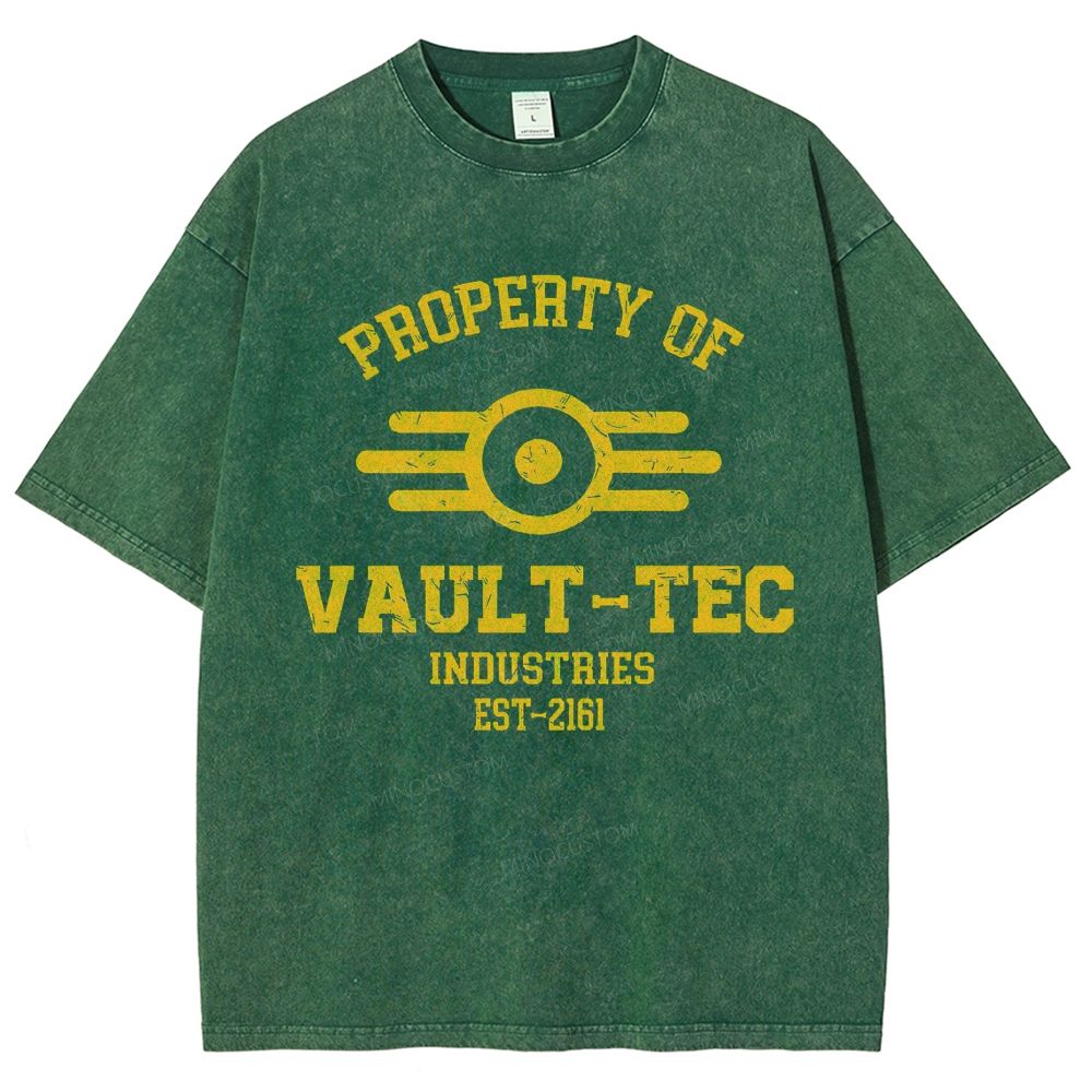 Vault-Tec Industries Washed T-Shirt