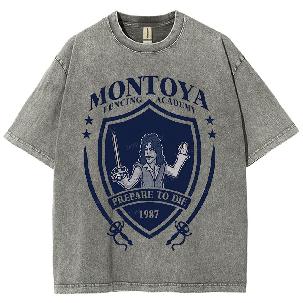 Montoya Fencing Academy Washed T-Shirt