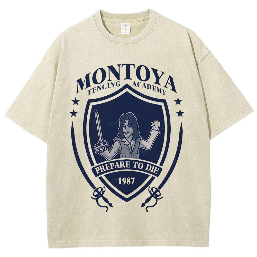 Montoya Fencing Academy Washed T-Shirt