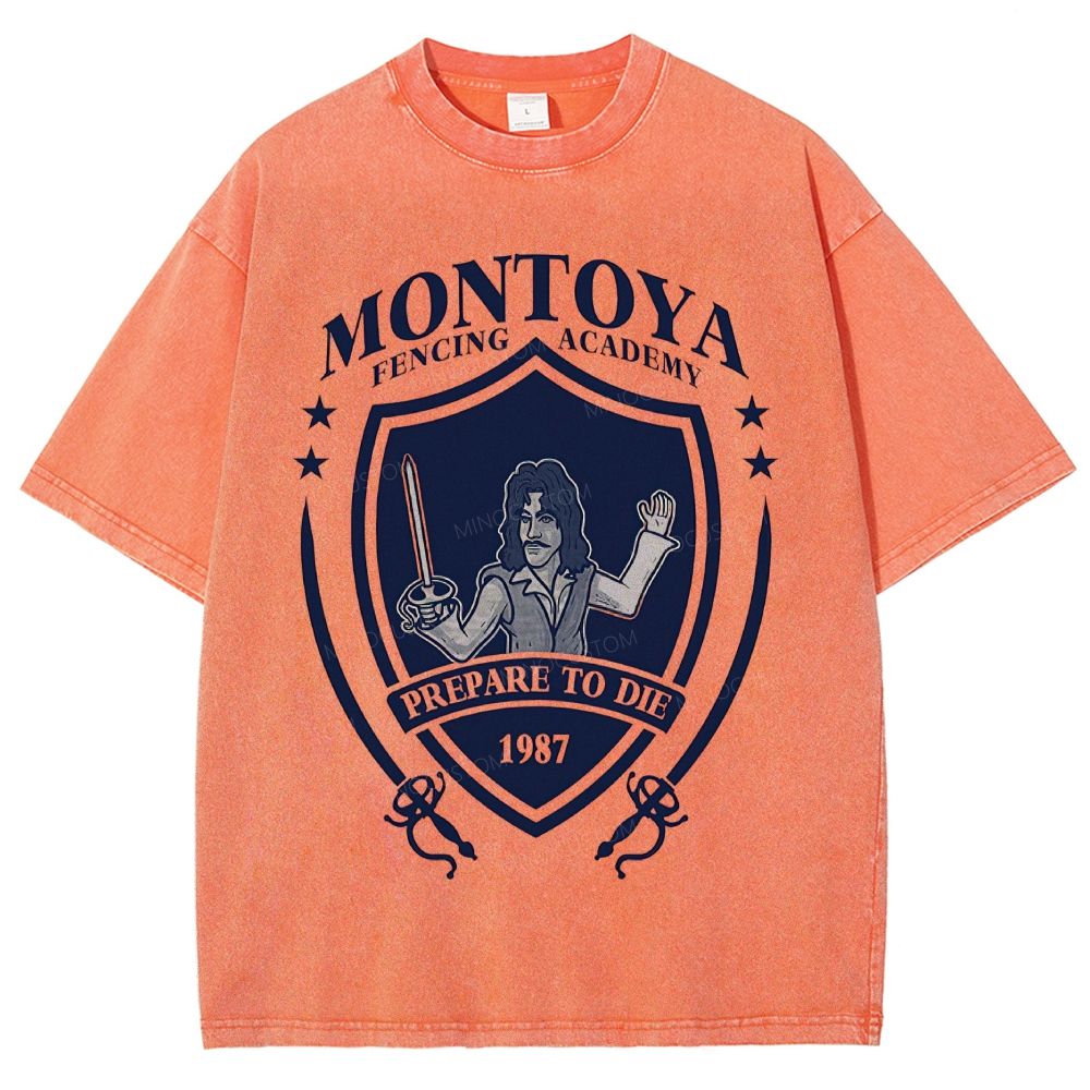 Montoya Fencing Academy Washed T-Shirt