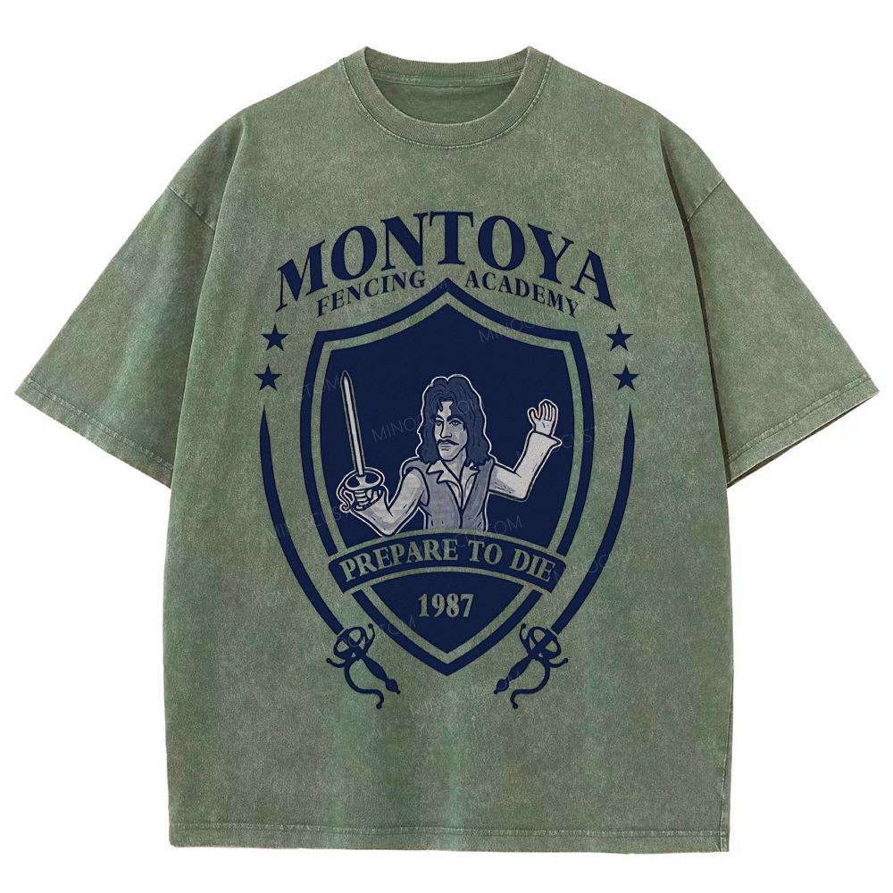Montoya Fencing Academy Washed T-Shirt