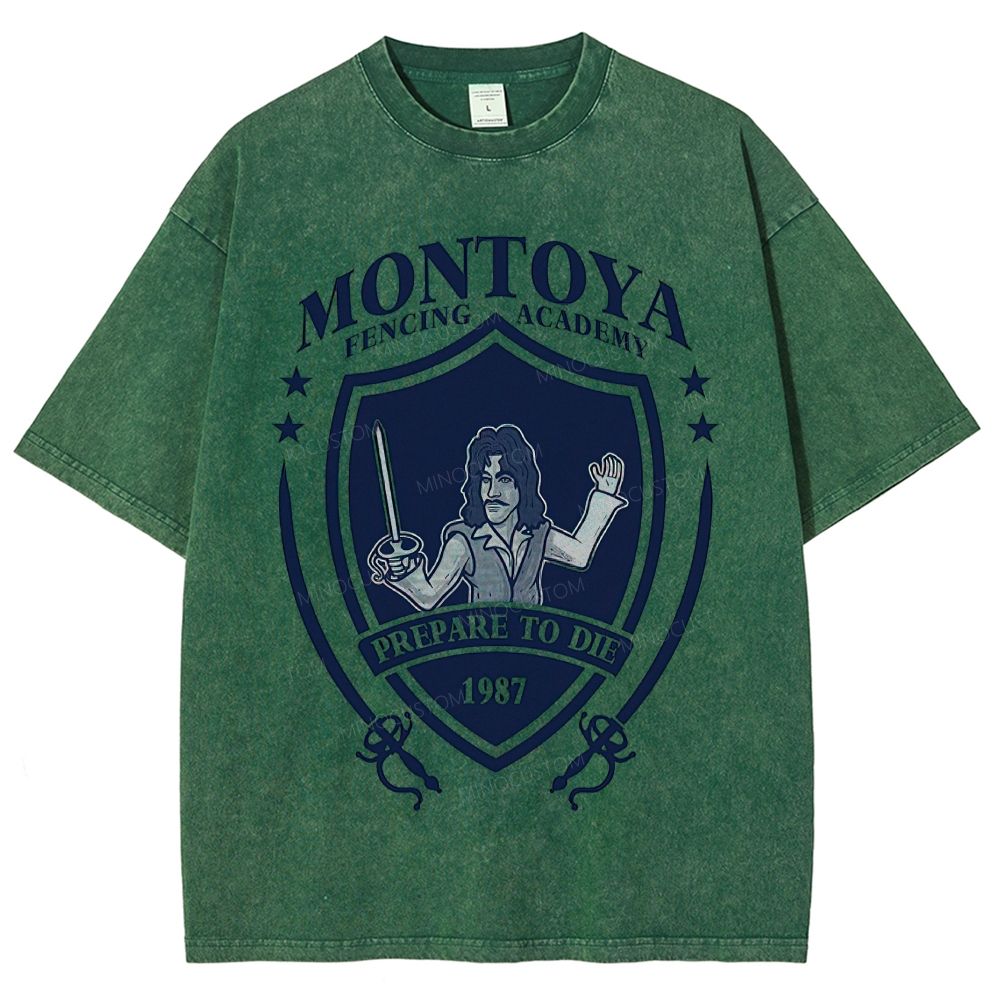 Montoya Fencing Academy Washed T-Shirt