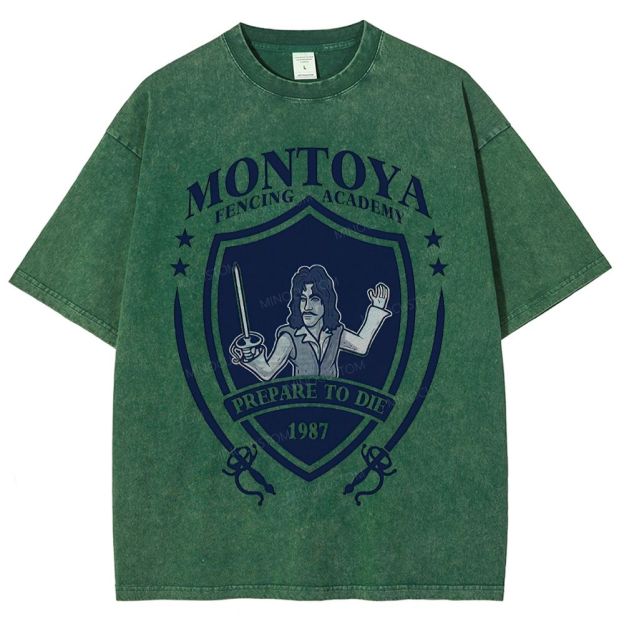 Montoya Fencing Academy Washed T-Shirt
