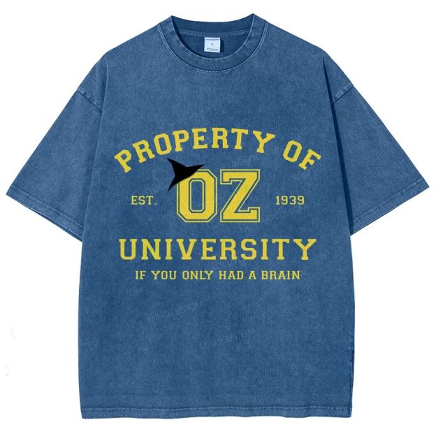 Property of OZ University Washed T-Shirt