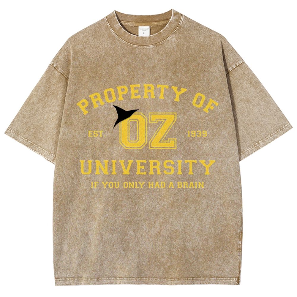 Property of OZ University Washed T-Shirt