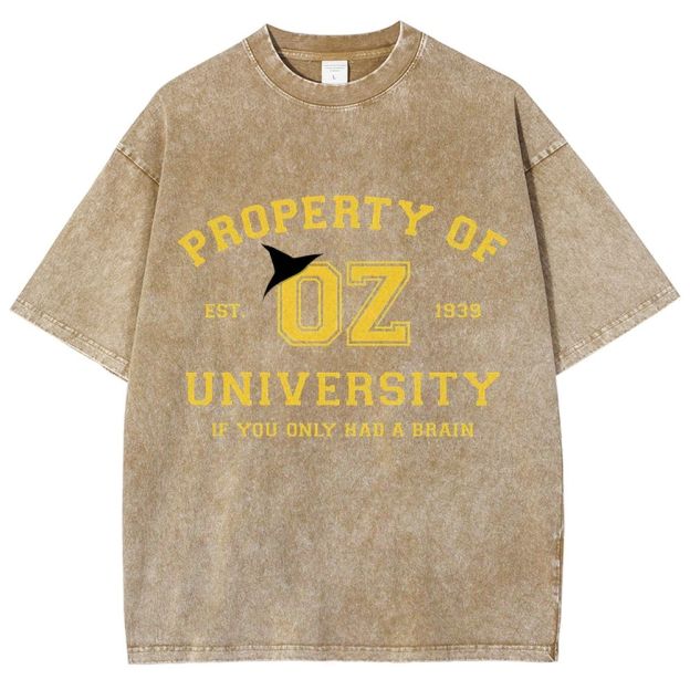 Property of OZ University Washed T-Shirt