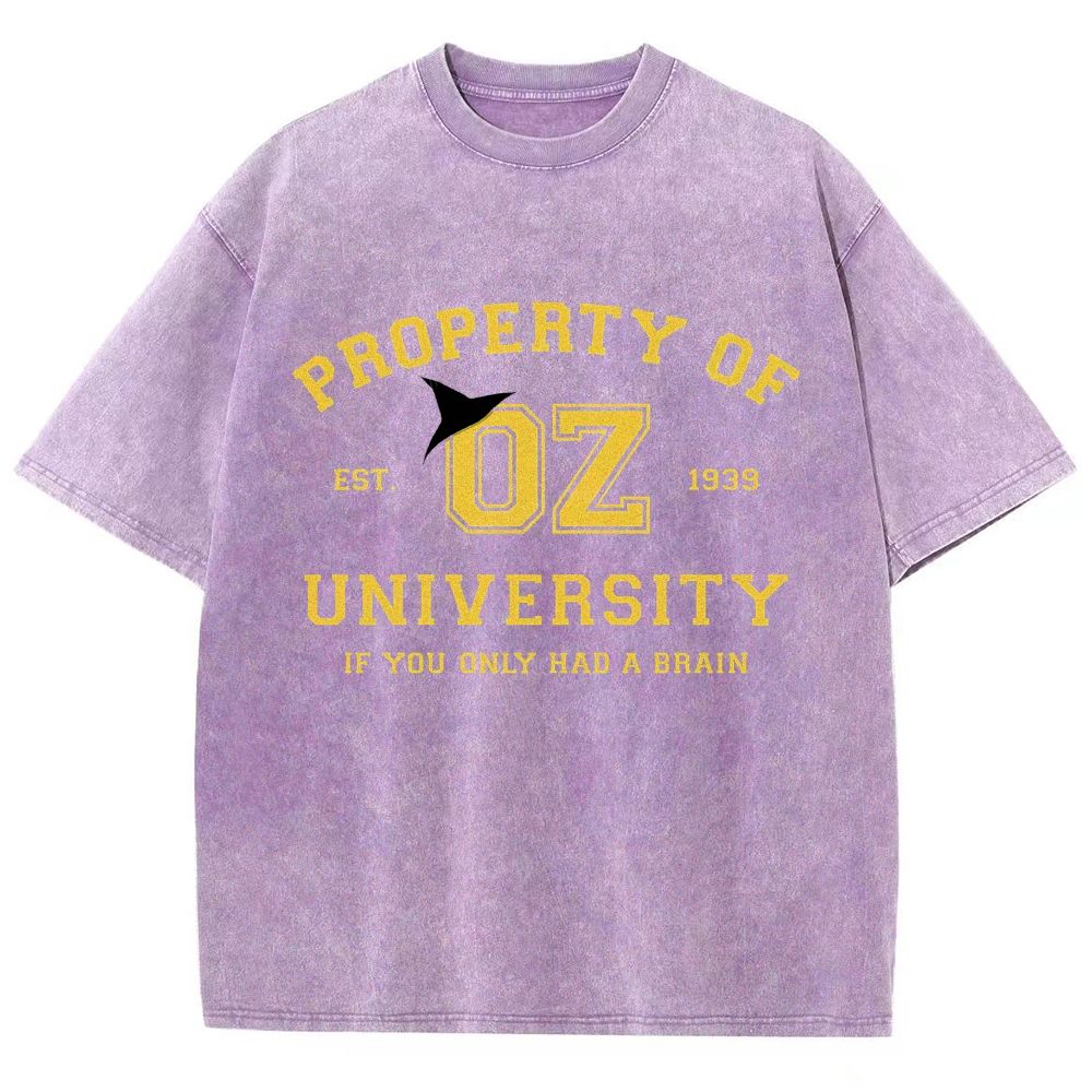 Property of OZ University Washed T-Shirt