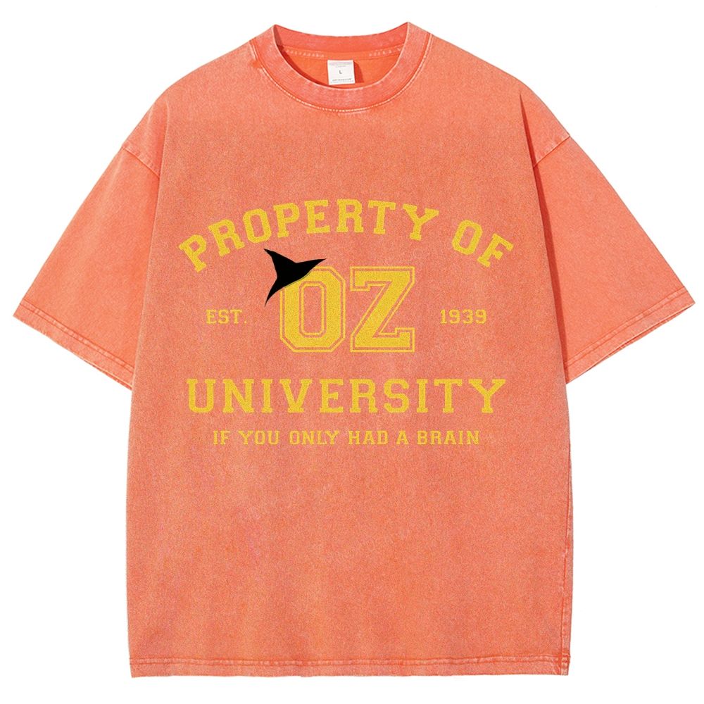 Property of OZ University Washed T-Shirt