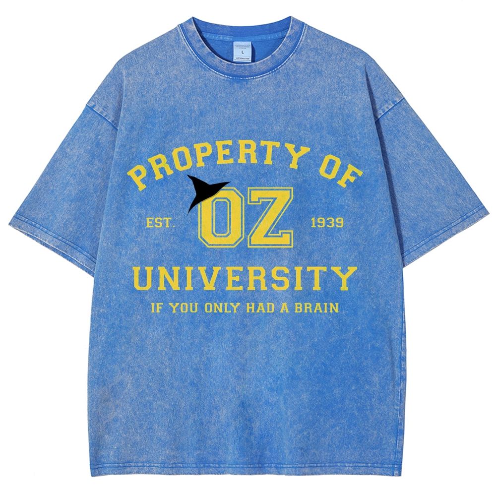 Property of OZ University Washed T-Shirt