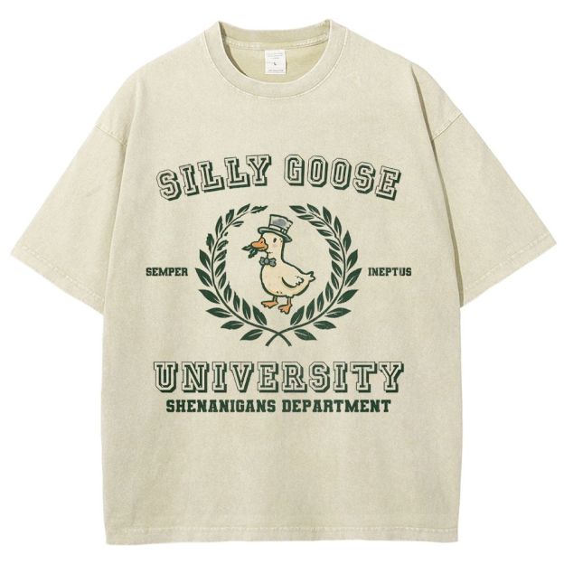 Silly Goose University Washed T-Shirt