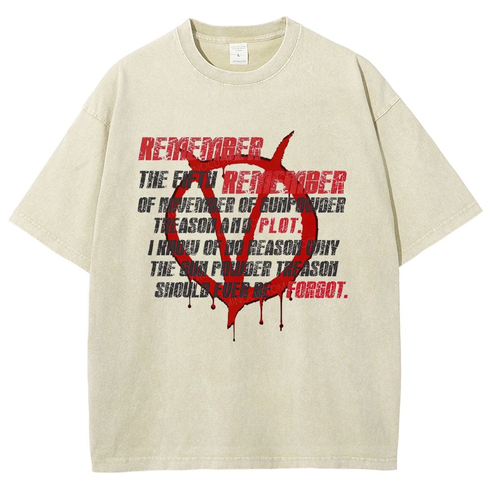 Grunge Blood Drip Symbol Vintage Quote Graphic Washed T-Shirt