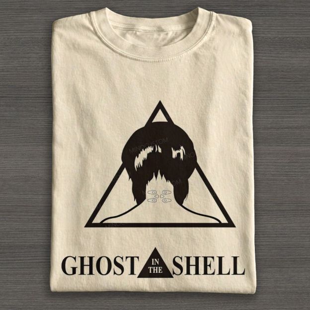 Retro Cyberpunk Sci‑Fi Silhouette Graphic Cotton T-shirt