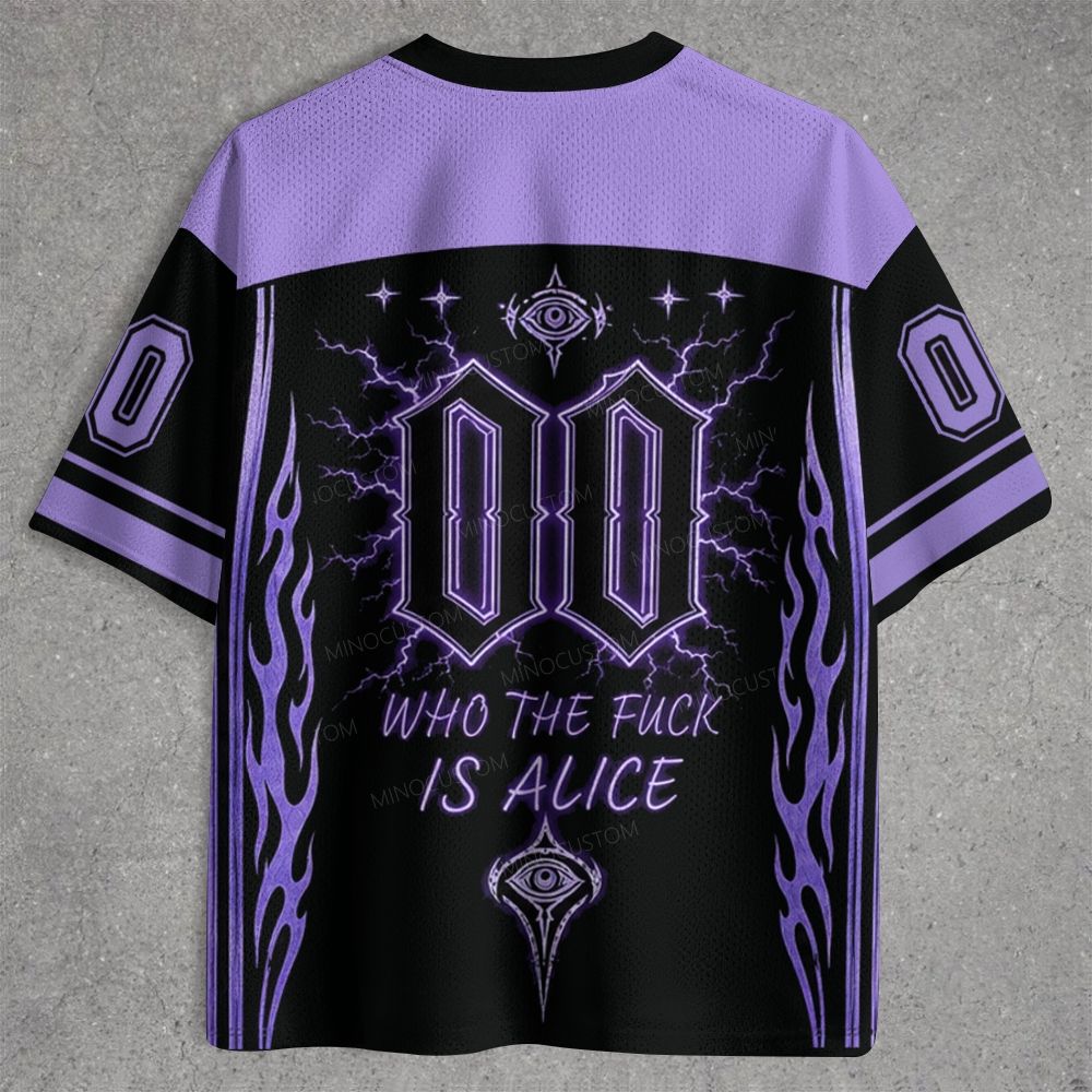 Trippy Smoking Hare Retro Flame Graphic Jersey Shirts