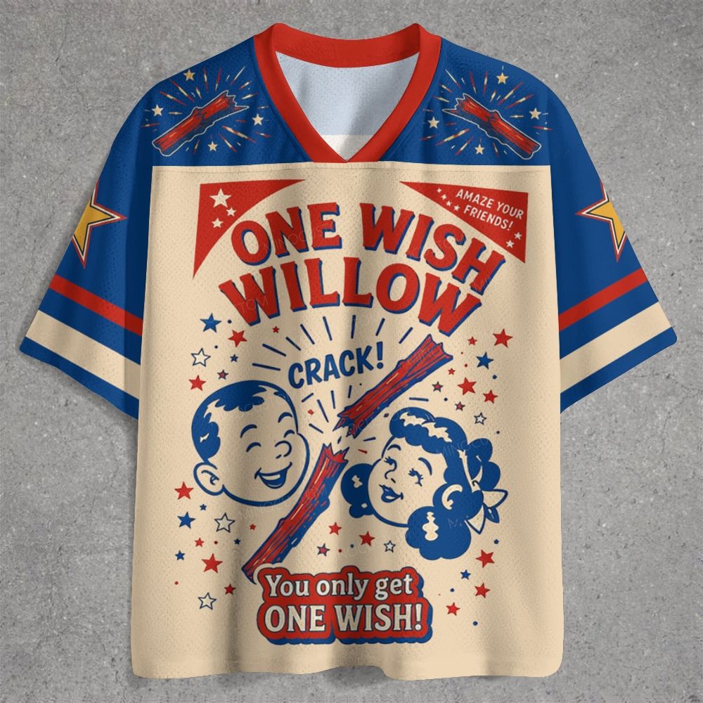 Vintage Retro Advert Kids Wish Willow Stick Star Firework  Jersey Shirts