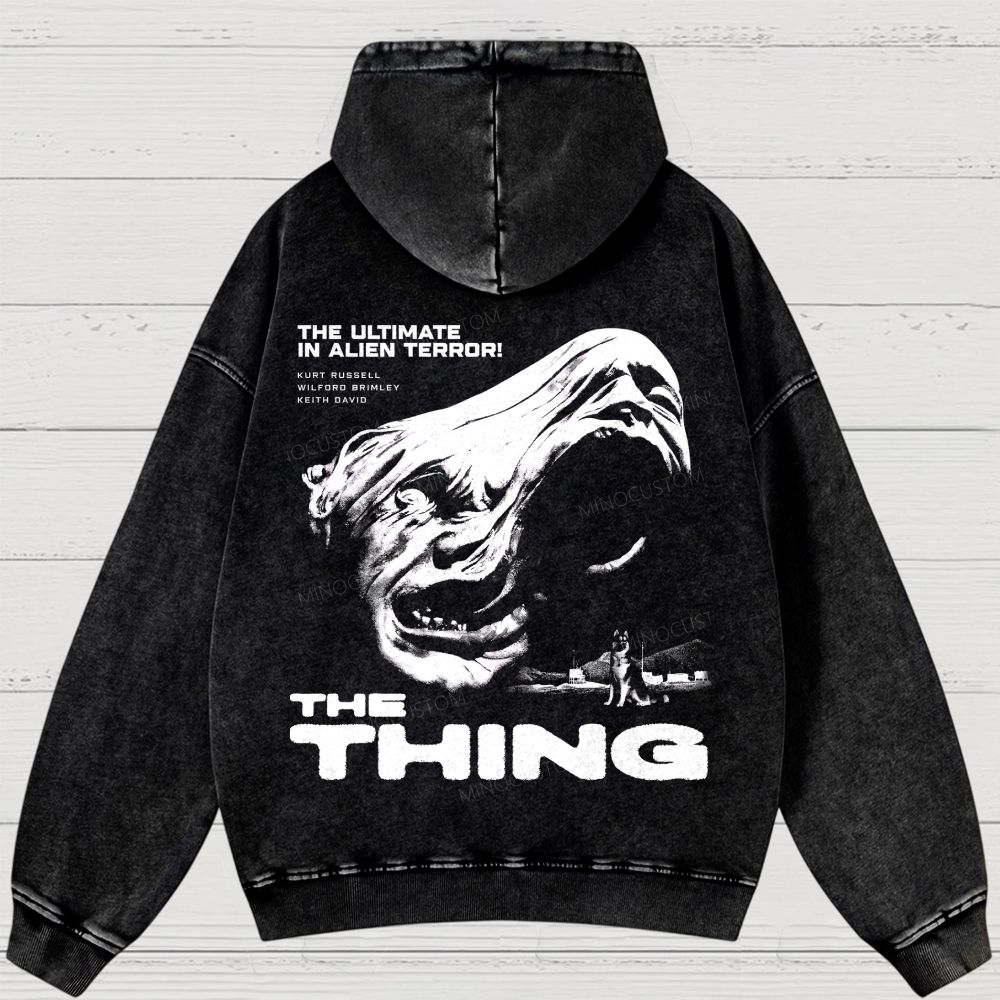 Arctic Horror Washed Hoodies 