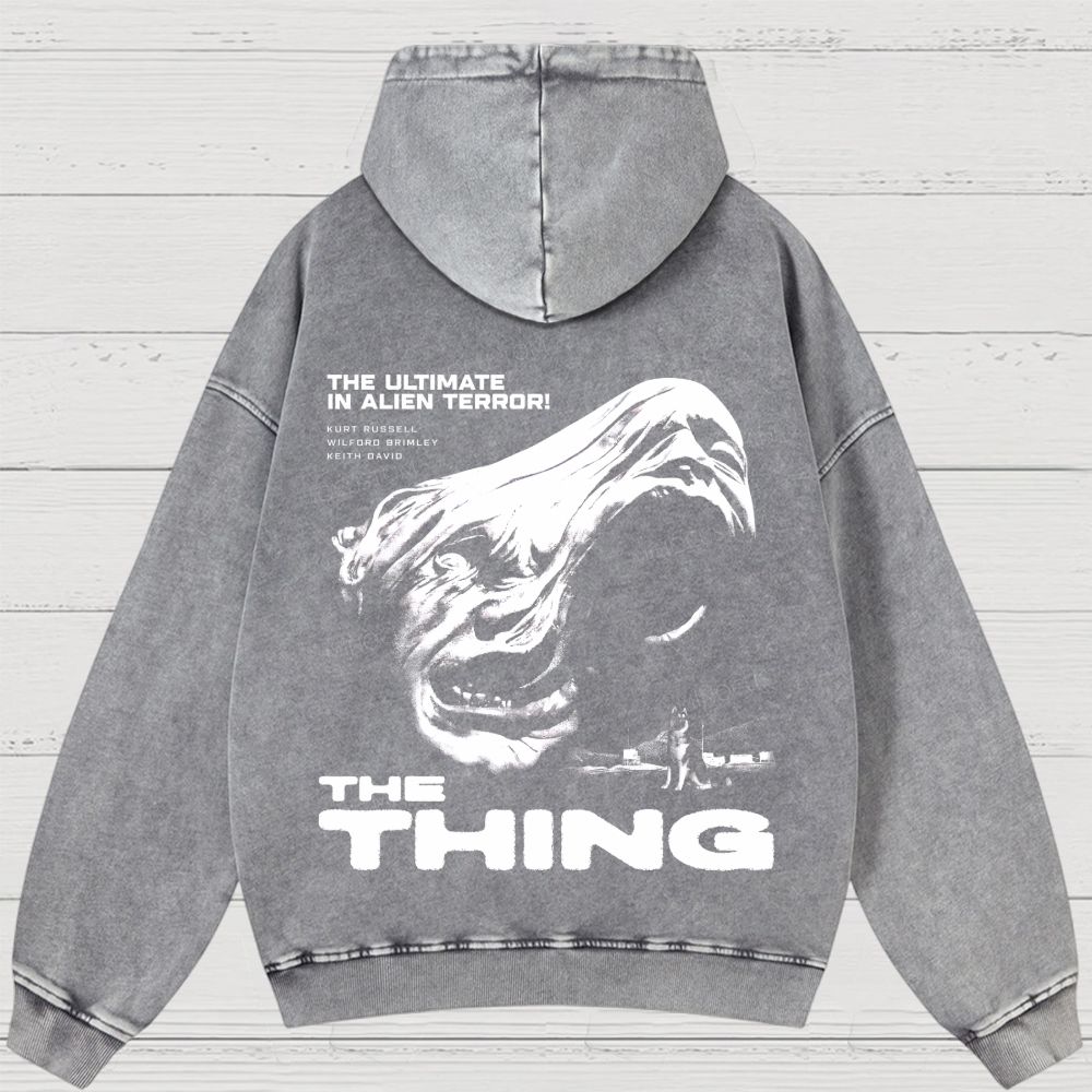 Arctic Horror Washed Hoodies 