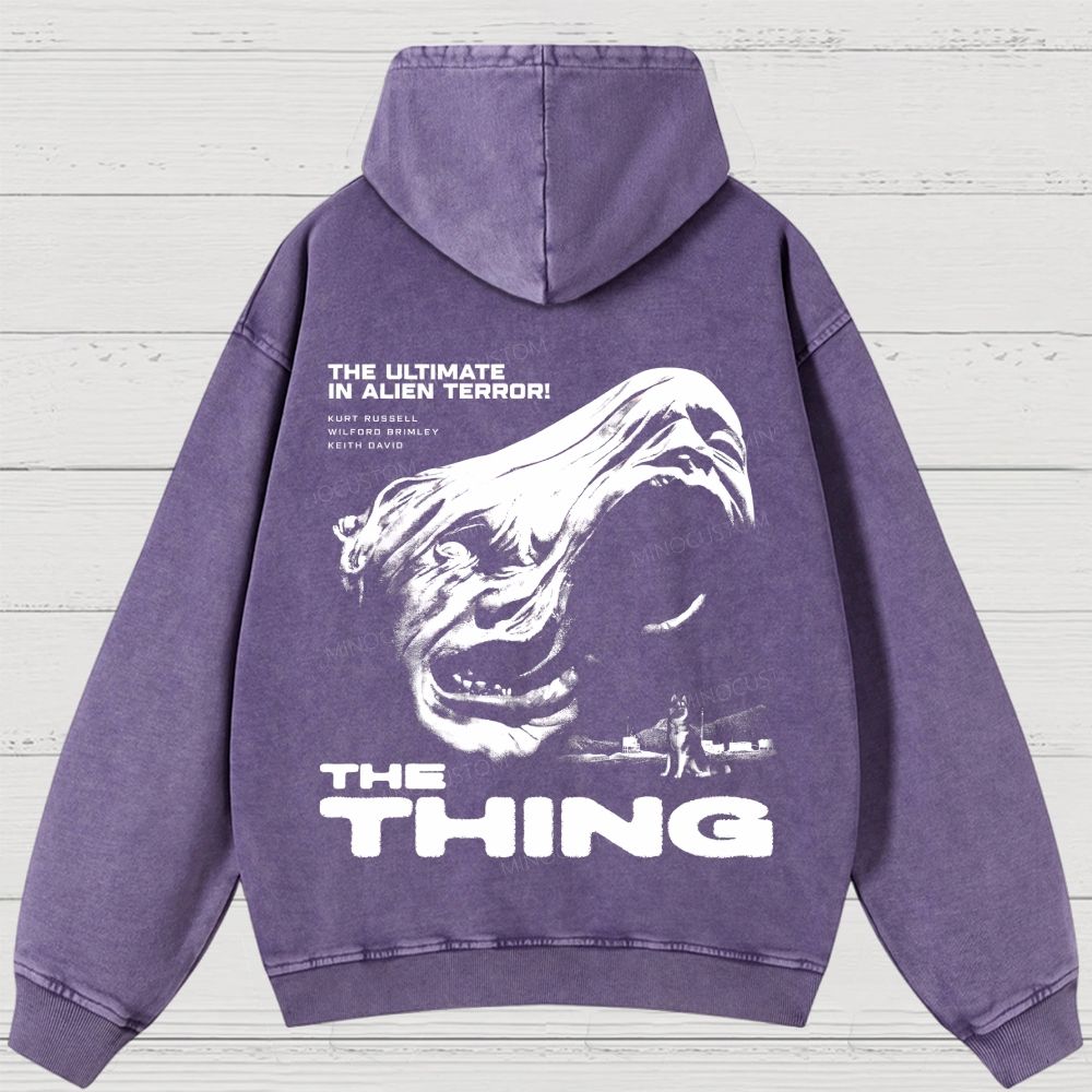 Arctic Horror Washed Hoodies 