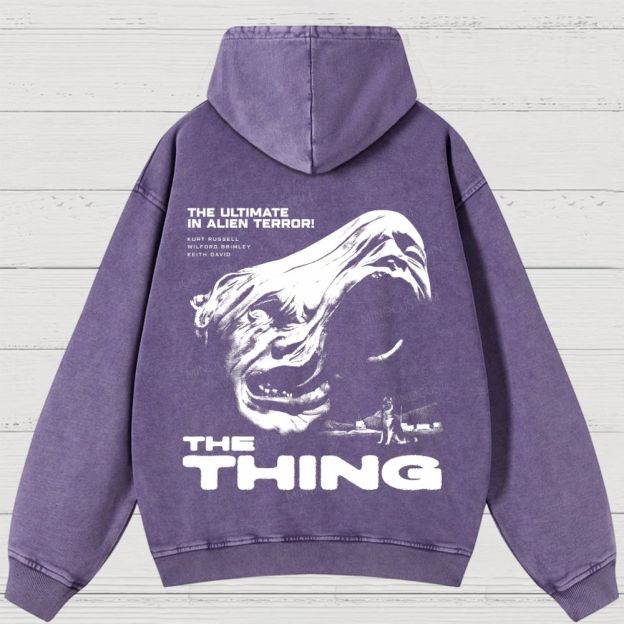 Arctic Horror Washed Hoodies 