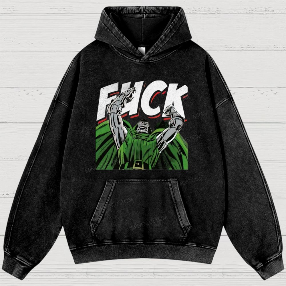 Dr Hellfire Slayer Washed Hoodies