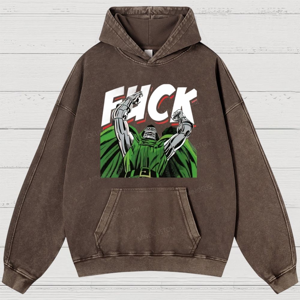 Dr Hellfire Slayer Washed Hoodies