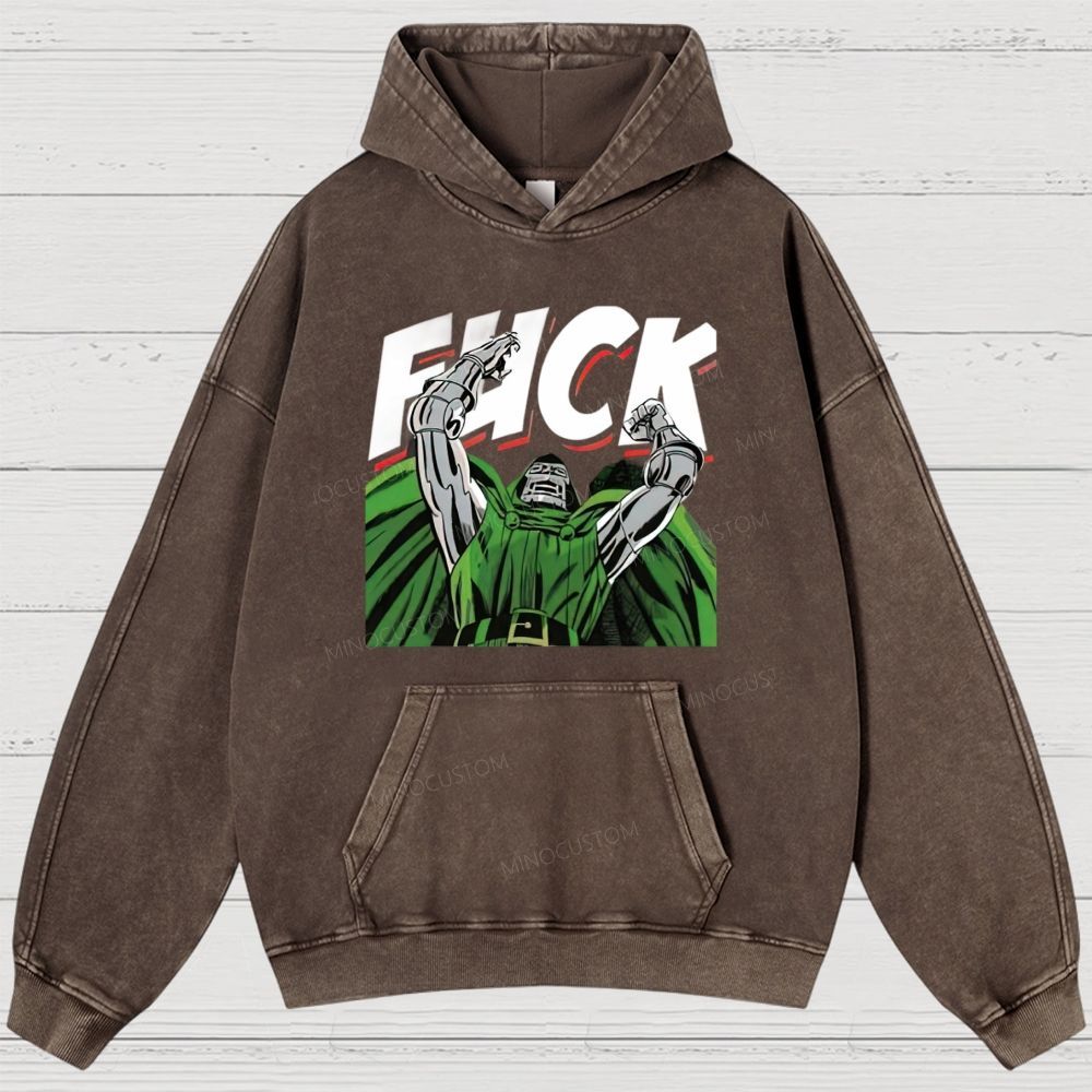Dr Hellfire Slayer Washed Hoodies