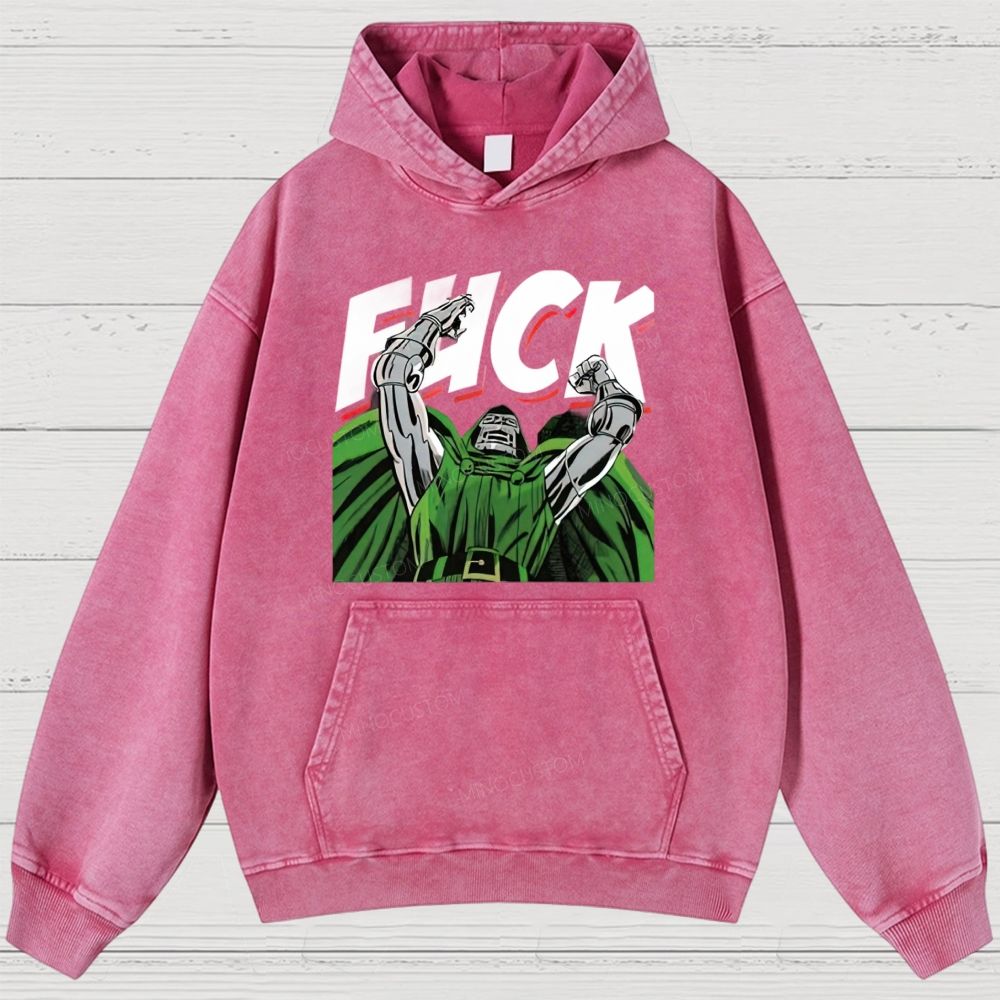 Dr Hellfire Slayer Washed Hoodies
