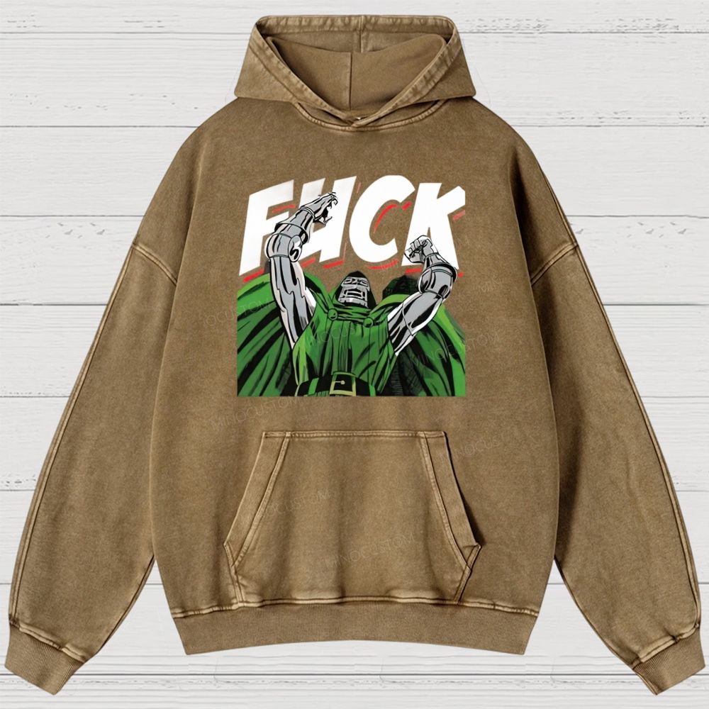 Dr Hellfire Slayer Washed Hoodies