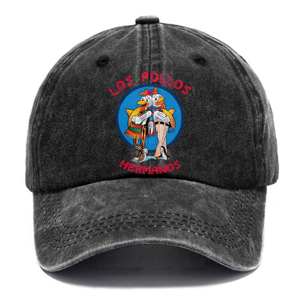 Los Pollos Hermanos" Breaking Bad Casual Washed Cap 