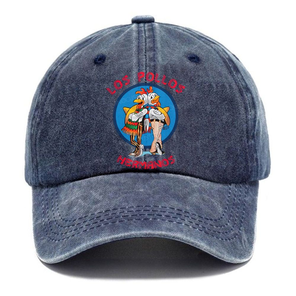 Los Pollos Hermanos" Breaking Bad Casual Washed Cap 