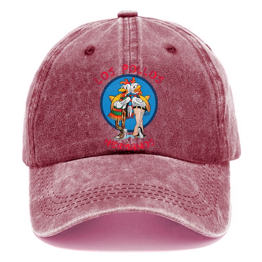 Los Pollos Hermanos" Breaking Bad Casual Washed Cap 