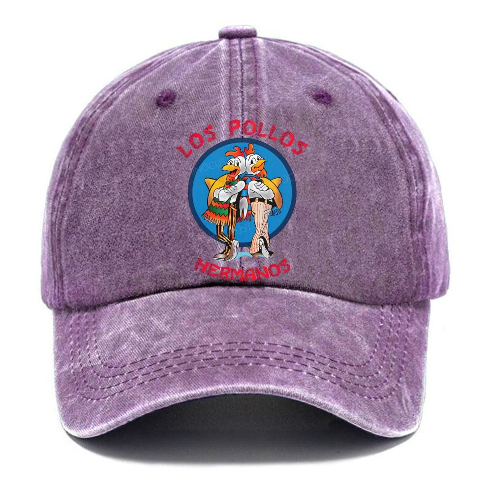 Los Pollos Hermanos" Breaking Bad Casual Washed Cap 