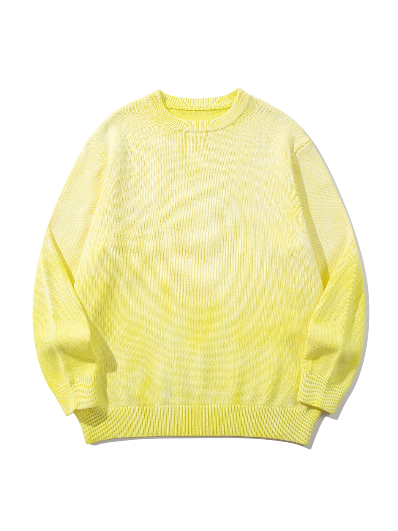 Retro Classic  Gradient Tie Dye Knit Pullover Sweater