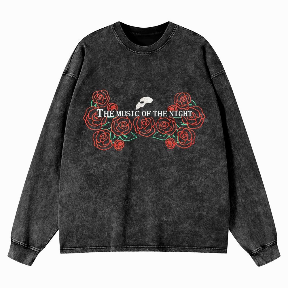 Long Live Wild Women Unisex Casual Washed Long-Sleeved T-Shirt 2608006902