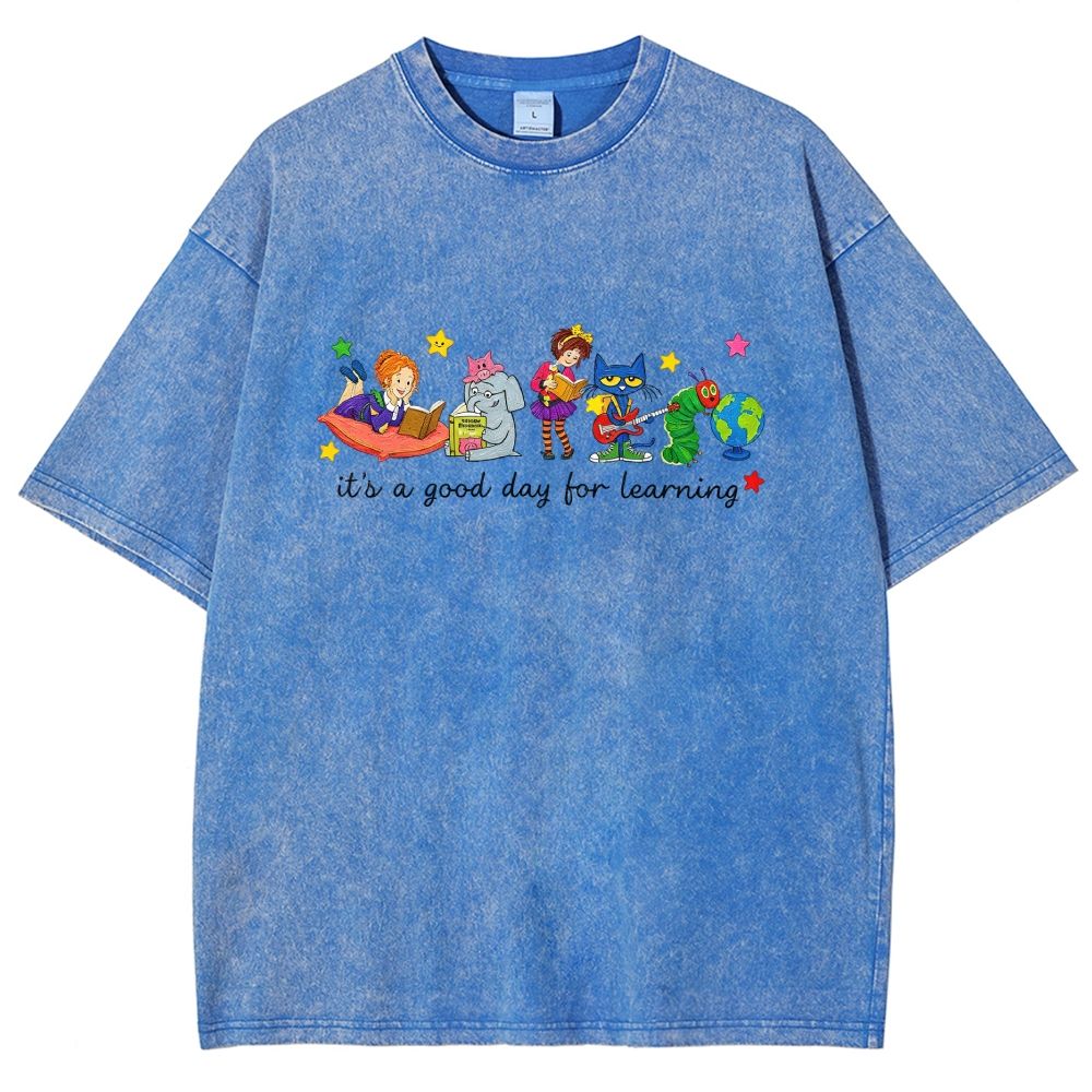It's A Good Day For Learning Washed T-shirt