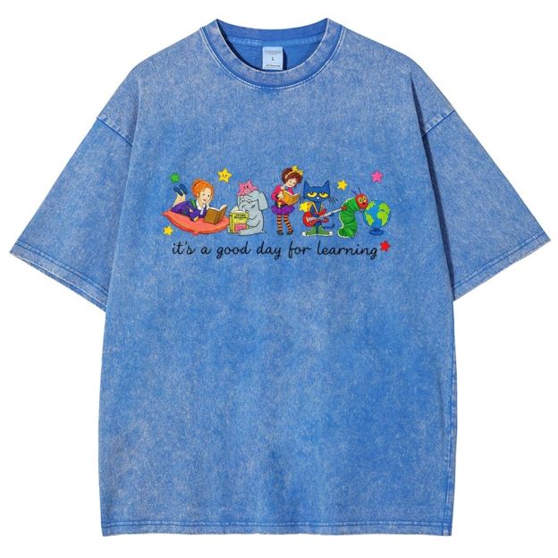 It's A Good Day For Learning Washed T-shirt