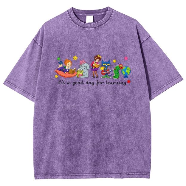 It's A Good Day For Learning Washed T-shirt