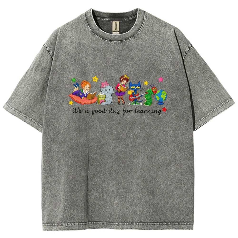 It's A Good Day For Learning Washed T-shirt