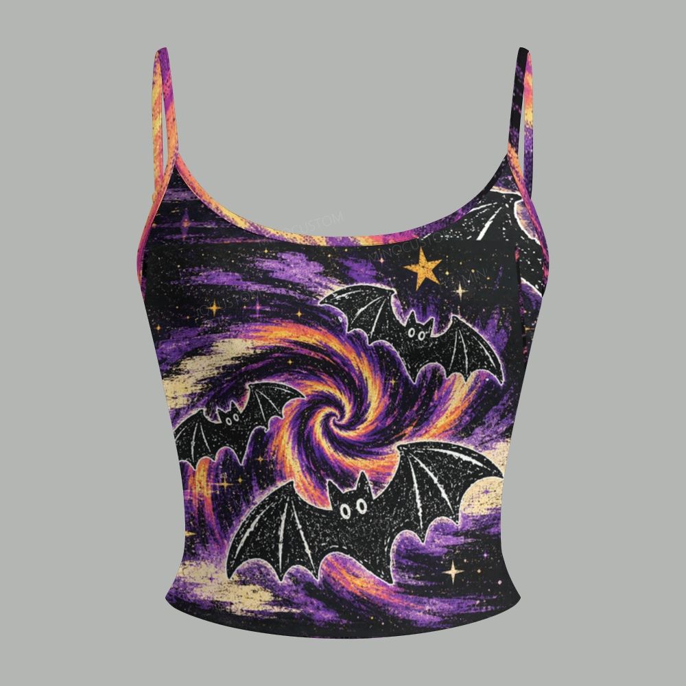 Galaxy Bat Tie Dye Top & Elasticated Trousers Two-Piece Set