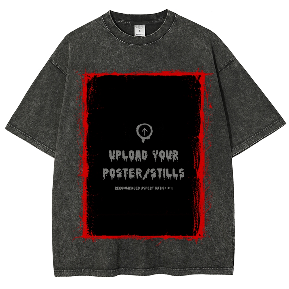 Custom Movie Scene, Movie Lover Gift Washed T-Shirt Washed T-Shirt 