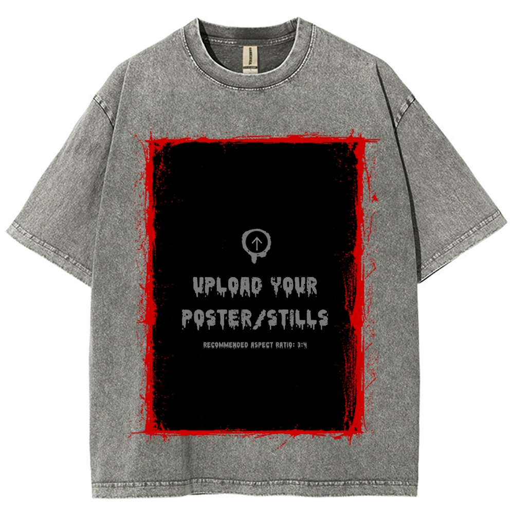 Custom Movie Scene, Movie Lover Gift Washed T-Shirt Washed T-Shirt 