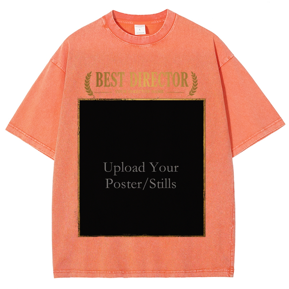 Best Director Personalized Washed T-Shirt 