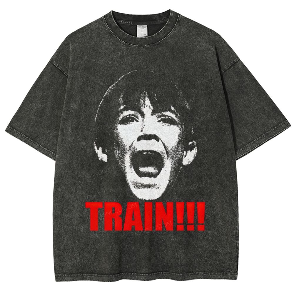 Vintage Retro Movie Meme Graphic Unisex Fit Washed T-Shirt