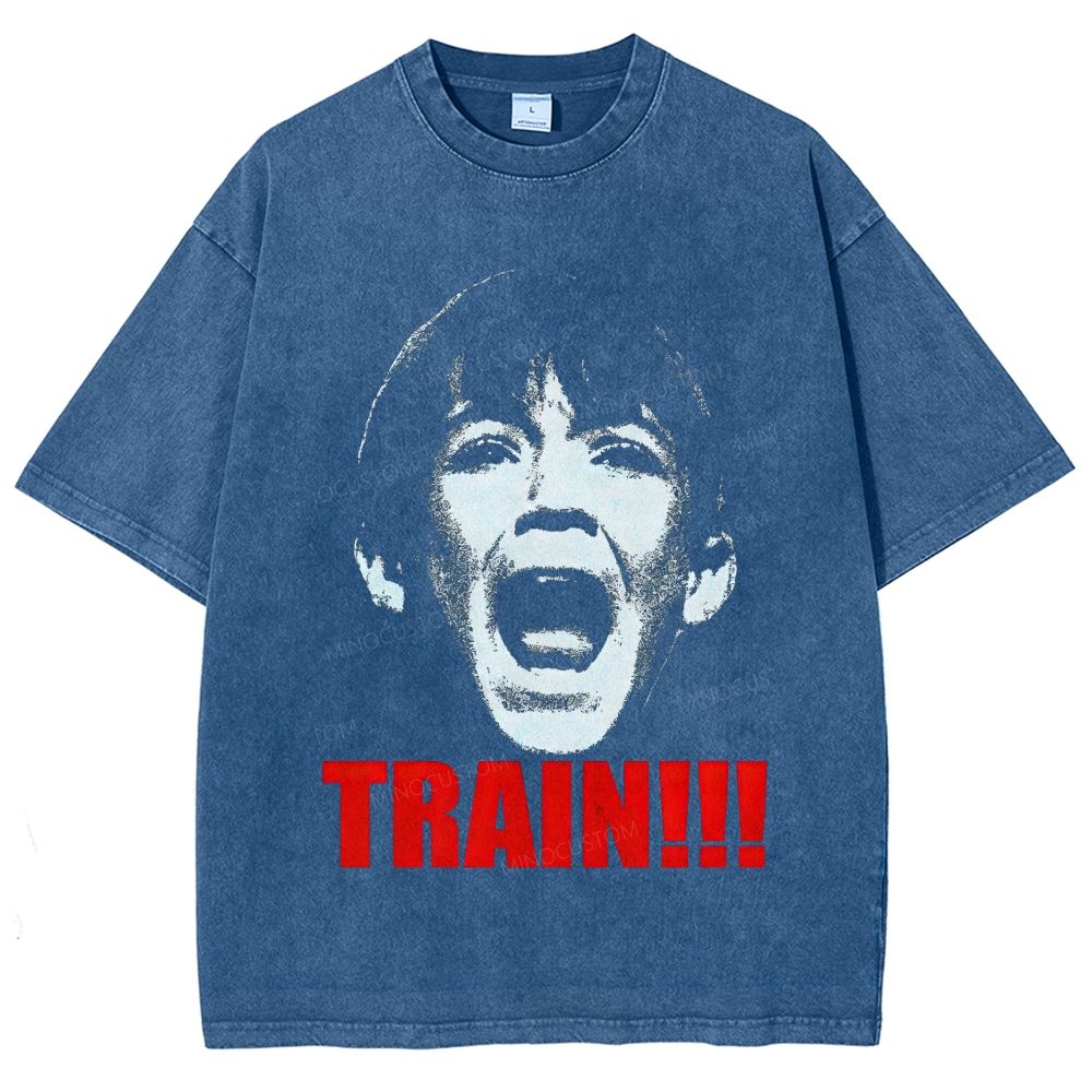 Vintage Retro Movie Meme Graphic Unisex Fit Washed T-Shirt