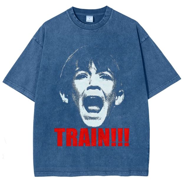Vintage Retro Movie Meme Graphic Unisex Fit Washed T-Shirt