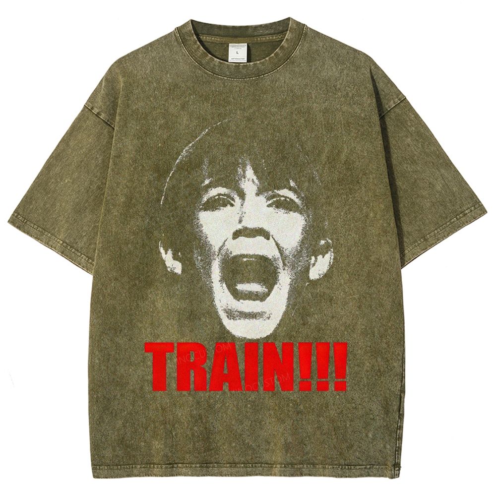 Vintage Retro Movie Meme Graphic Unisex Fit Washed T-Shirt