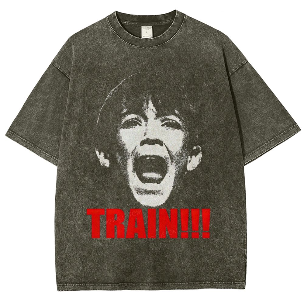 Vintage Retro Movie Meme Graphic Unisex Fit Washed T-Shirt