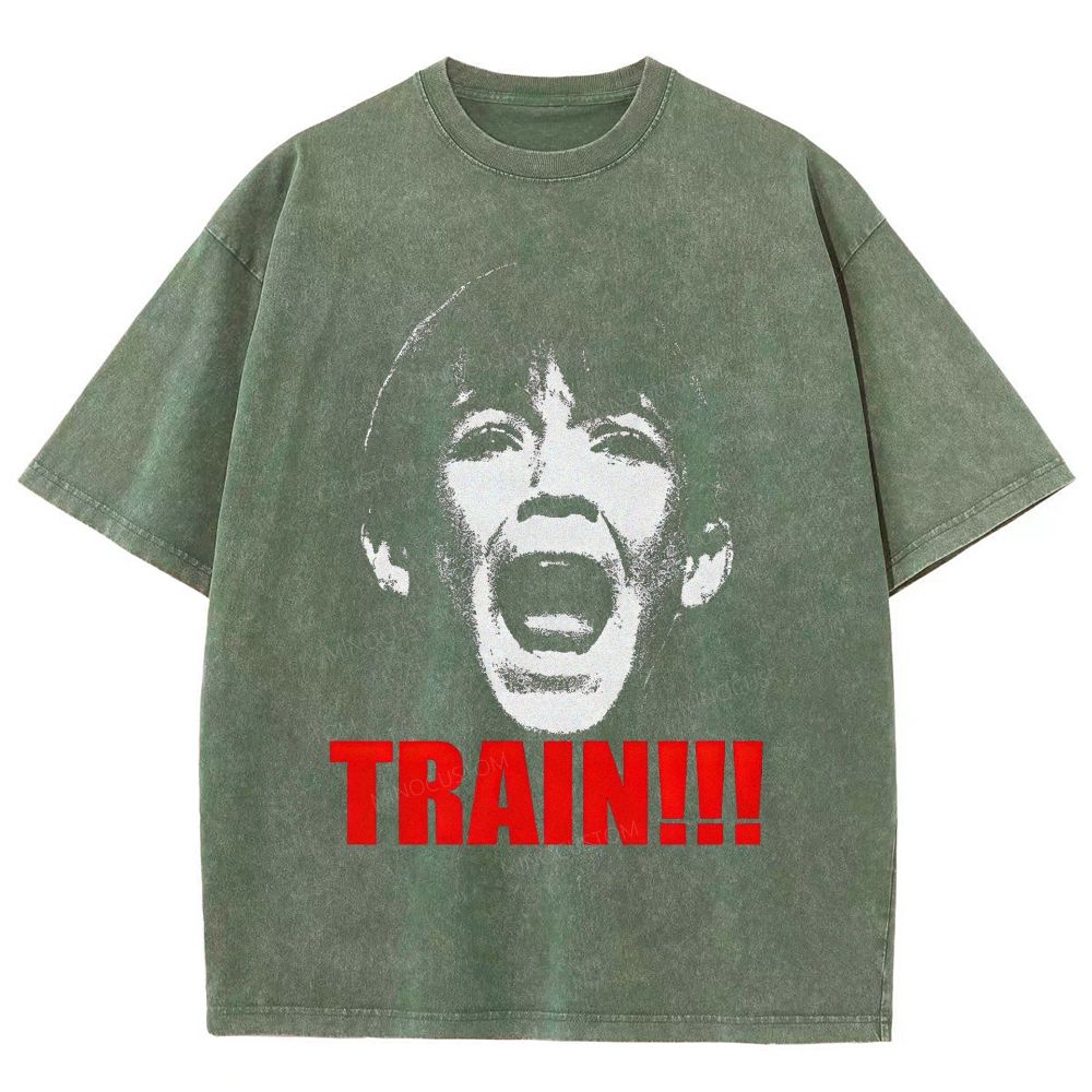 Vintage Retro Movie Meme Graphic Unisex Fit Washed T-Shirt