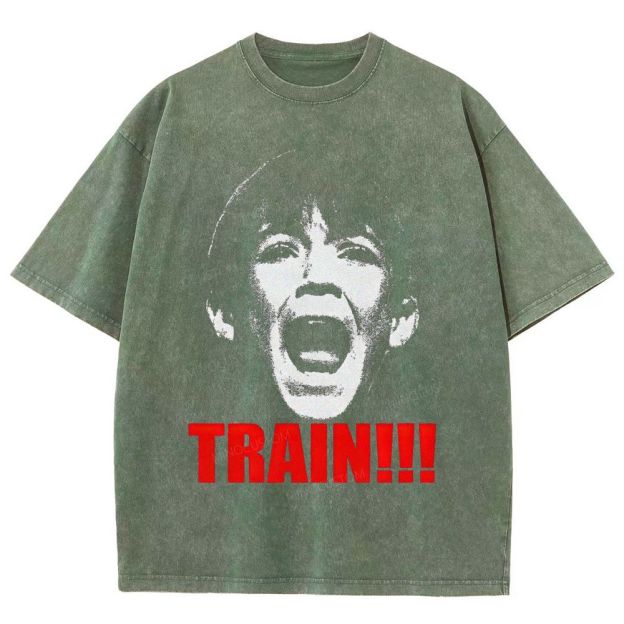 Vintage Retro Movie Meme Graphic Unisex Fit Washed T-Shirt